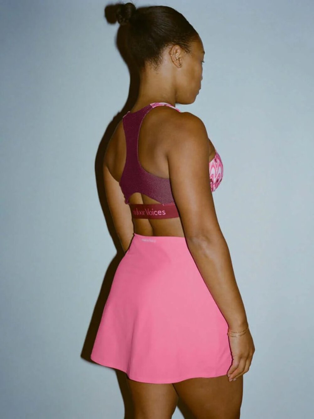NWT Outdoor voices lightspeed skort 3" athletic skirt mini stretch workout pink